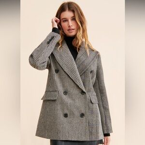 Avec Les Filles mix print blazer